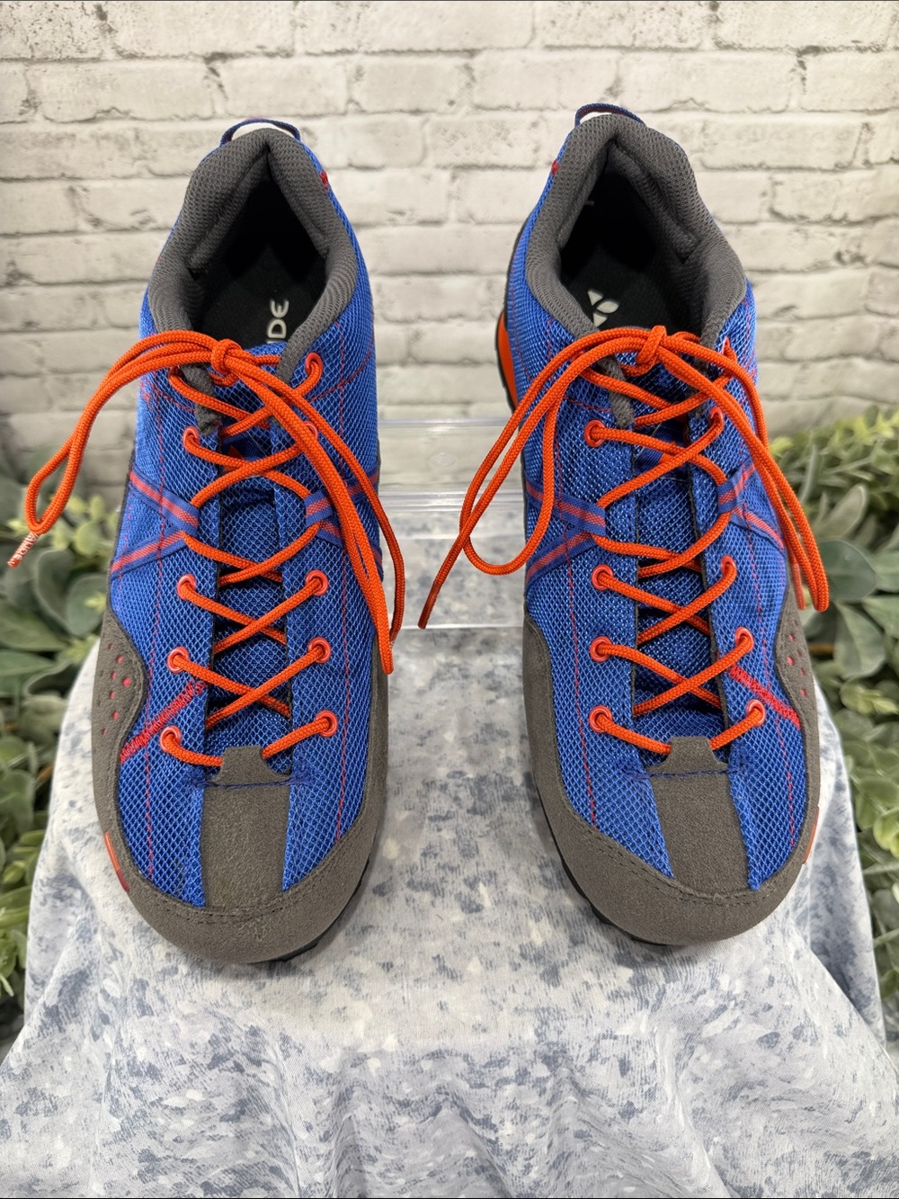 Vaude “Nilo” Gentian Blue Mesh Lace-Up Megagrip Athletic Sneakers Wms 8.5m Nwot View 3